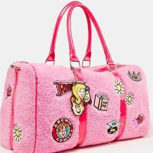 Pink Archie Comics Fuzzy Weekender